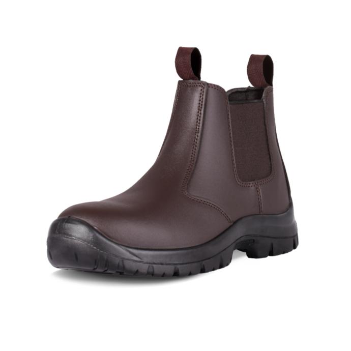 Dot Chelsea Safety Boot Brown Fts Safety