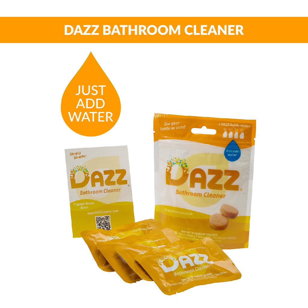 DAZZ Bathroom Cleaner Tablet Refill Pack FTS Safety
