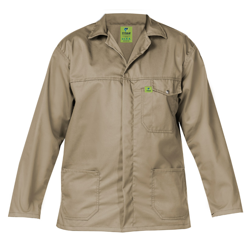 Titan Premium Khaki Workwear Jacket from FTS Safety