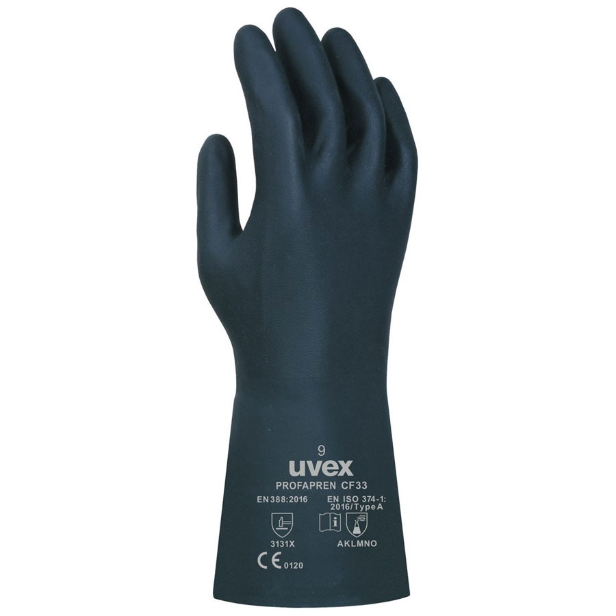 uvex profapren chemical gloves (neoprene) from FTS Safety