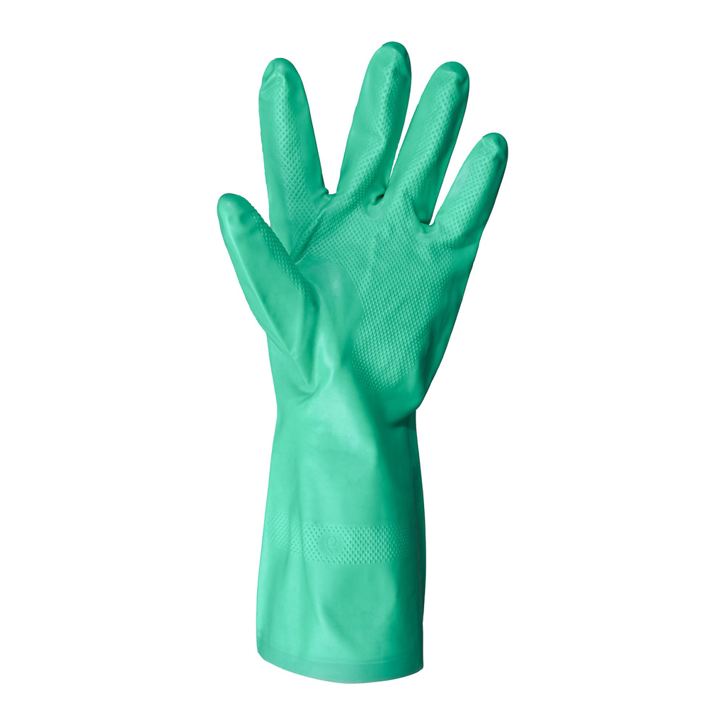 Green Nitrile Chemical Gloves