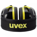 uvex k2 earmuff black/yellow
