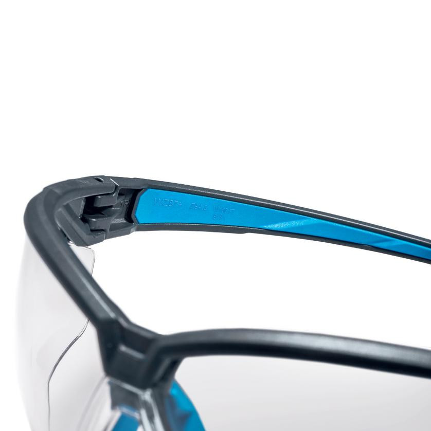 uvex suXXeed safety glasses anthr/blue