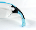 uvex pheos cx2-Clear with black/light blue frame