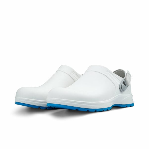 Cruiza - Rebel MEDI-Pro Slip-on Clog White/blue PUPU