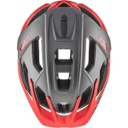 uvex Grey-Red Quatro Cycling Helmet