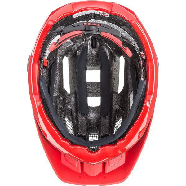 uvex Grey-Red Quatro Cycling Helmet