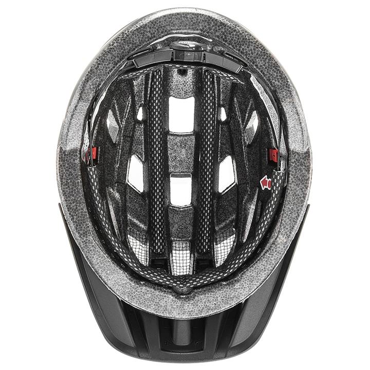 uvex i-vo cc black-smoke mat helmet 52-57