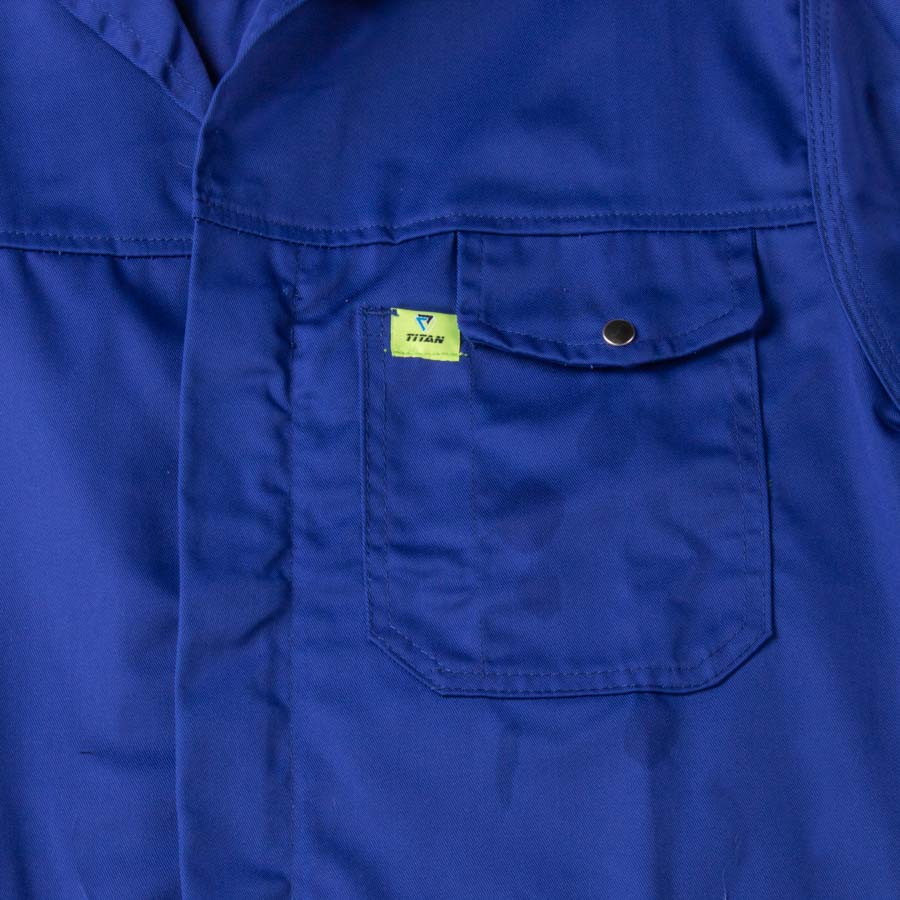 Titan Premium Royal Blue Workwear Jacket (with Reflective) from FTS Safety