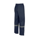 Reflective Rubberised Navy 2 Piece Rainsuit