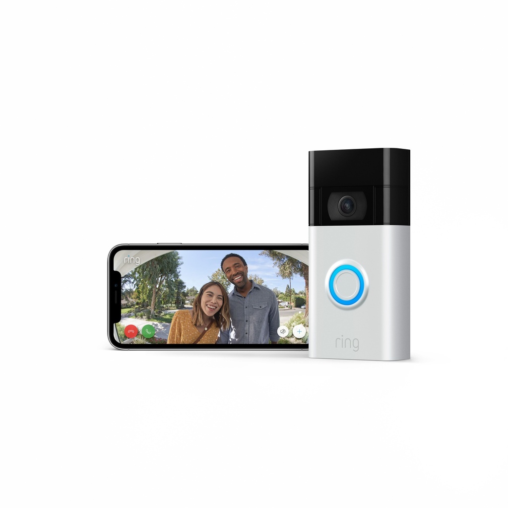 Ring Video Doorbell (2nd Gen) - Satin Nickel