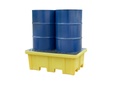 Bund Pallet, 2 x 205ltr drums, 4way entry, 230ltr bund