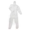 [DPW-50GSM-2XL] 50GSM White Disposable Coverall (2XL)
