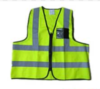 Value Lime Reflective Vest with Zip and ID Pouch