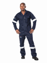 Vulcan Navy Blue D59 Flame/Acid Conti Jacket (with Reflective)