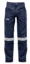 Vulcan Navy Blue D59 Flame/Acid Conti Pants (with Reflective)