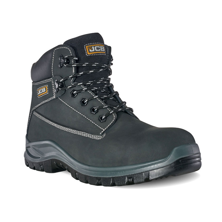 JCB Holton Safety Boot - Black Nubuck