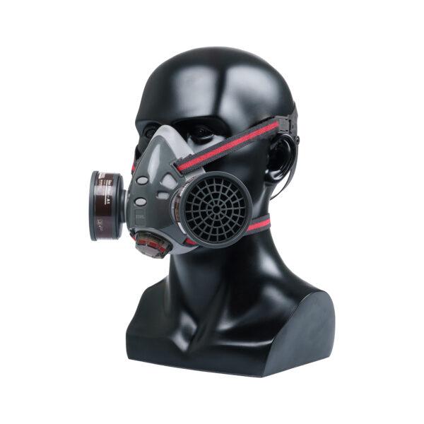 REBEL REUSABLE HALF MASK DOUBLE CARTRIDGE