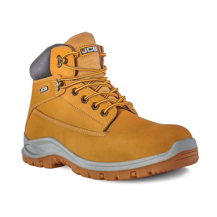 JCB Holton Hiker Safety Boot - Honey Nubuck