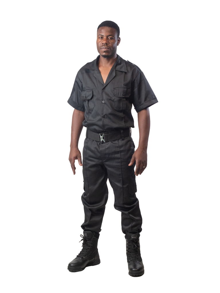 Vulcan Black Combat Trousers
