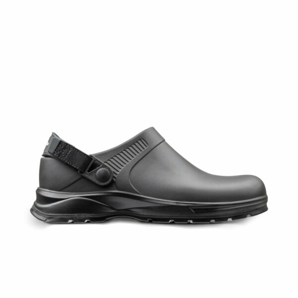REBEL Cruiza Work-Pro Slip-on Clog Black PU