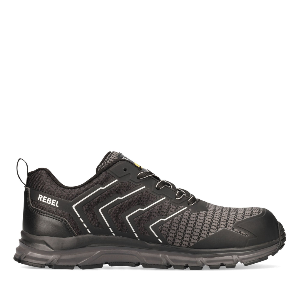 REBEL Men’s Light Industrial 2.0 Shoe Silver Grey