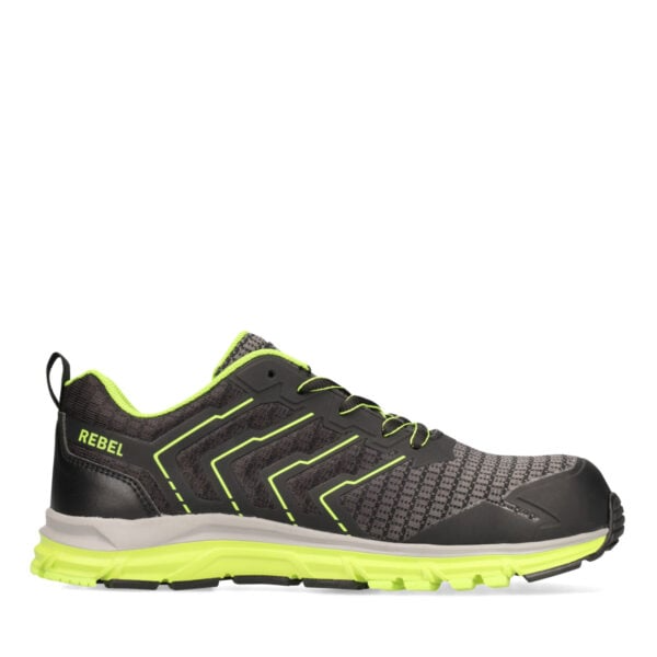 REBEL Men’s Light Industrial 2.0 Shoe Black Green