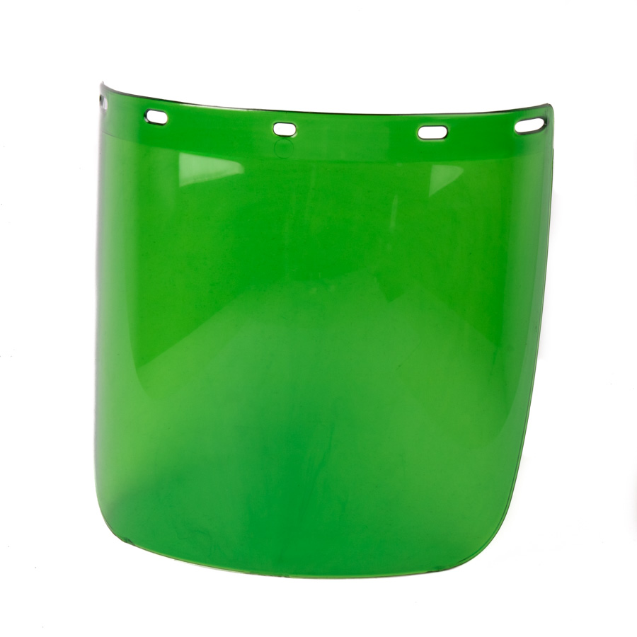 3mm Green Polycarbonate Visor Only