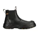 Rebel Crazy Horse Chelsea Boot - Black