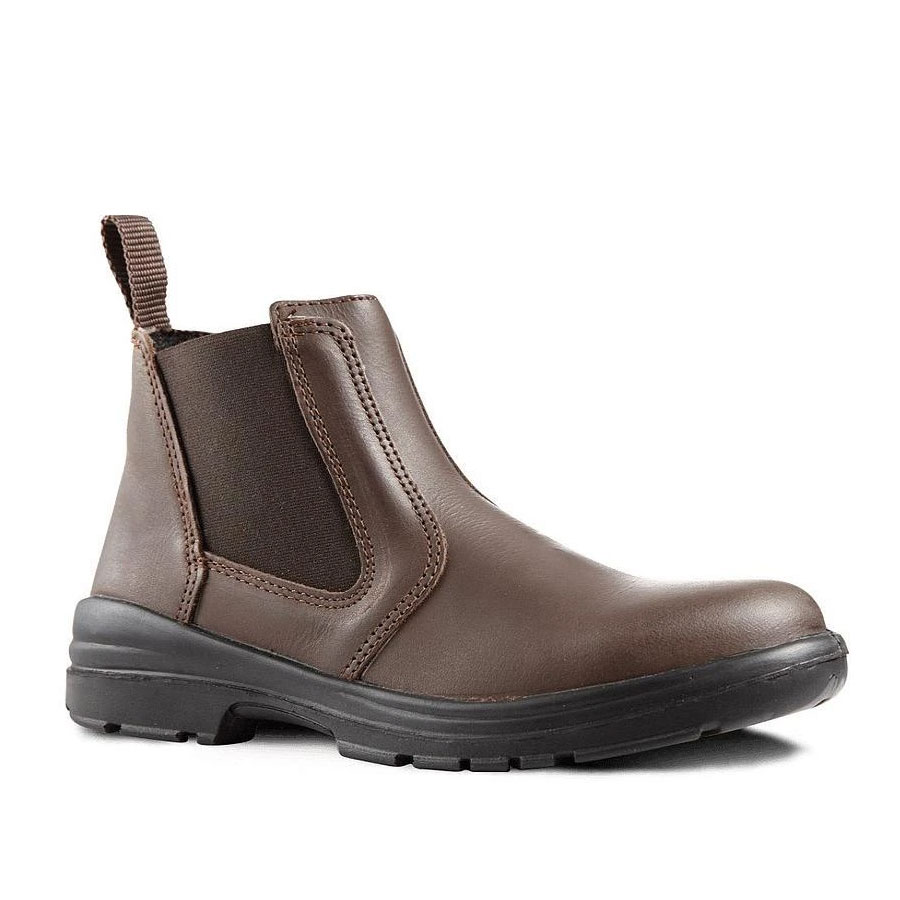 Sisi Sydney Brown Safety Boot