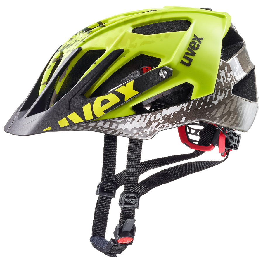 uvex dirt-neon-yellow quatro cycling helmet