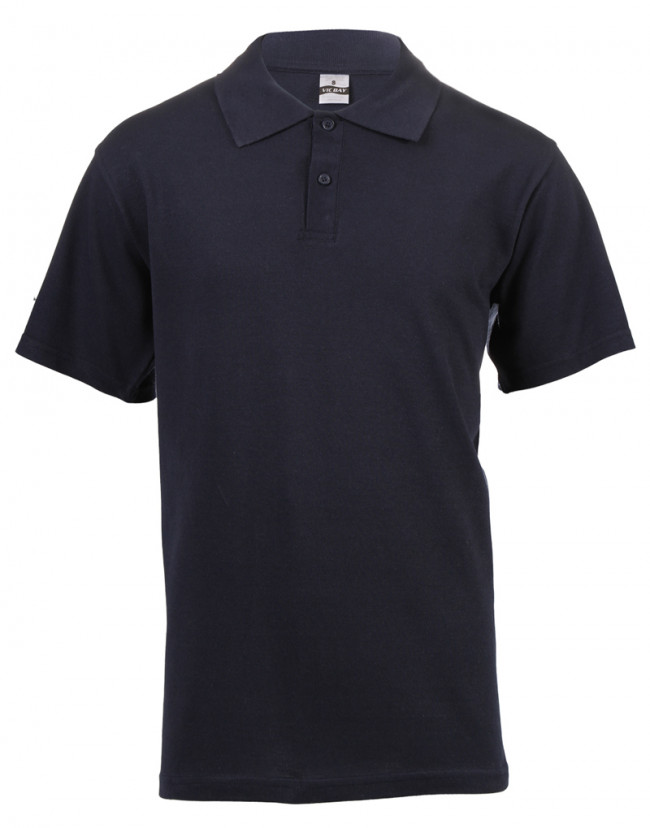 VicBay Mens Polo Pique Golf shirt 180gm - Navy