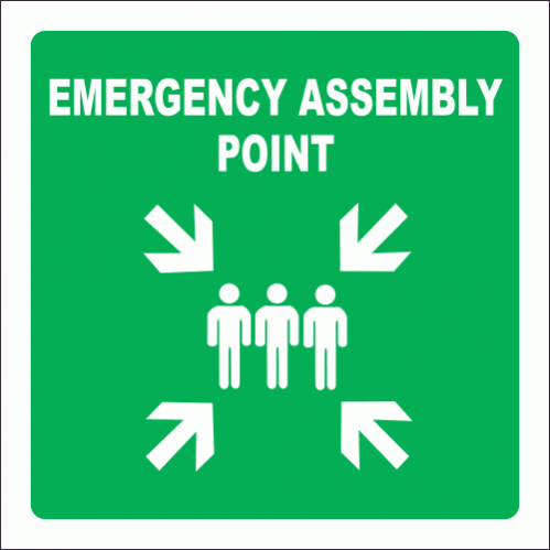 Sign Emergency Ass/Pt 290X290
