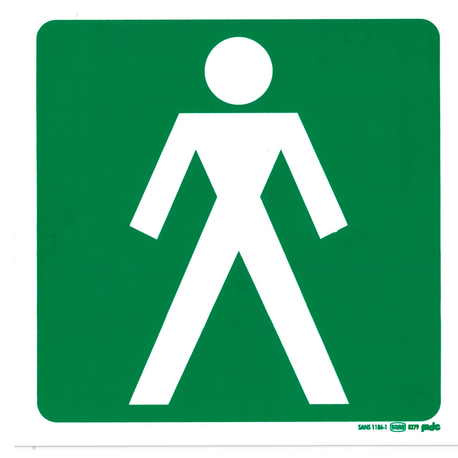Sign Gents Toilet 290X290