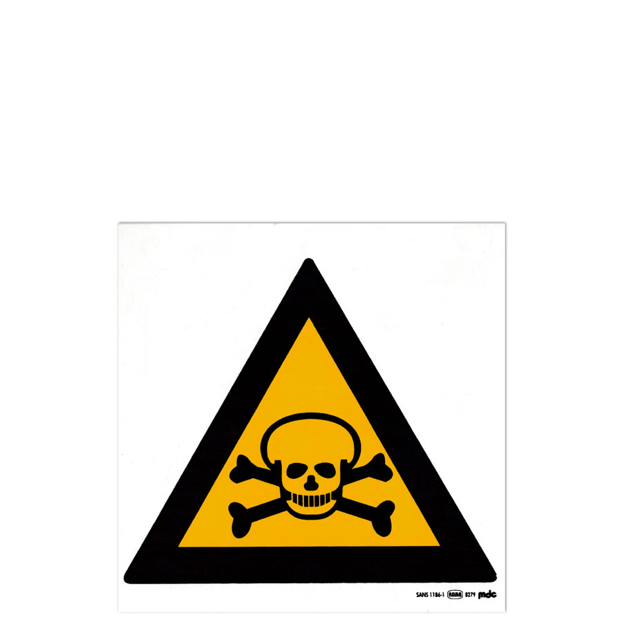 Sign Warn Poison Haz 190X190