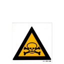 [TGA190WW5] Sign Warn Poison Haz 190X190