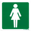 [TGA290GA10] Sign Ladies Toilet 290x290 