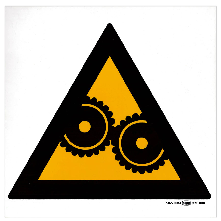 Sign Warning Moving Machinery 290x290