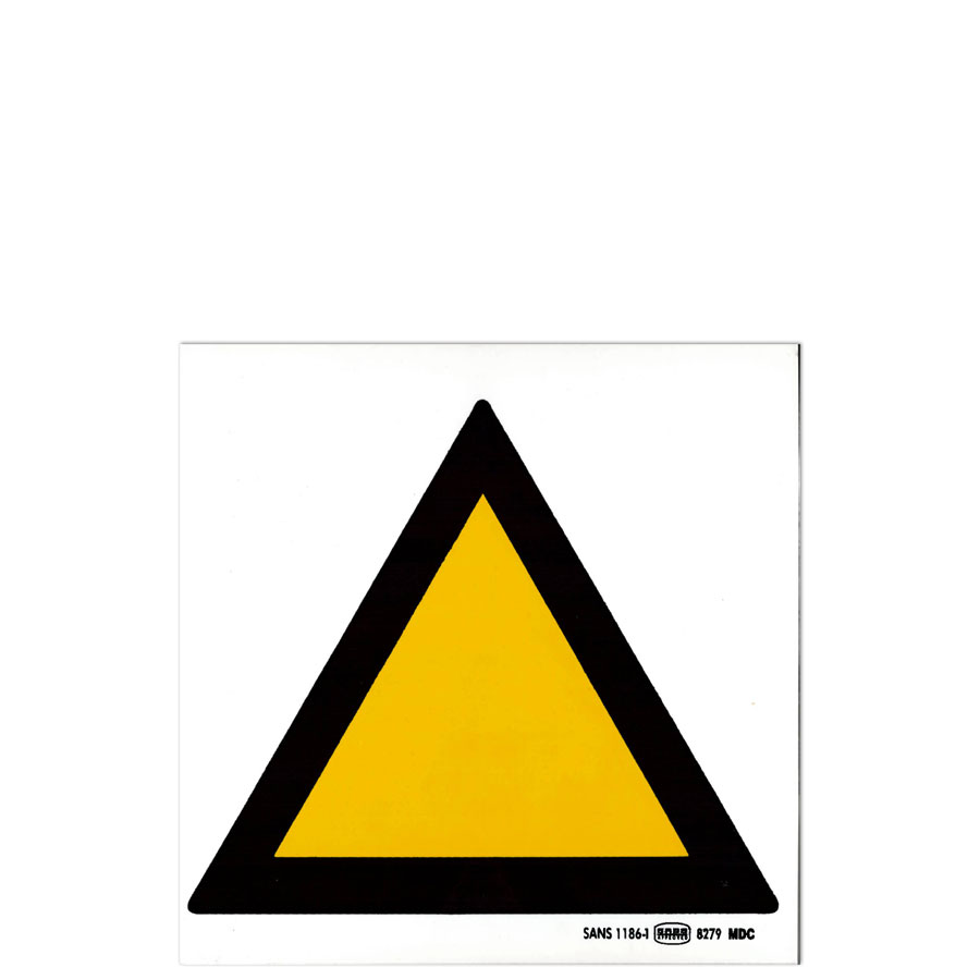 Sign General Hazard 190X190