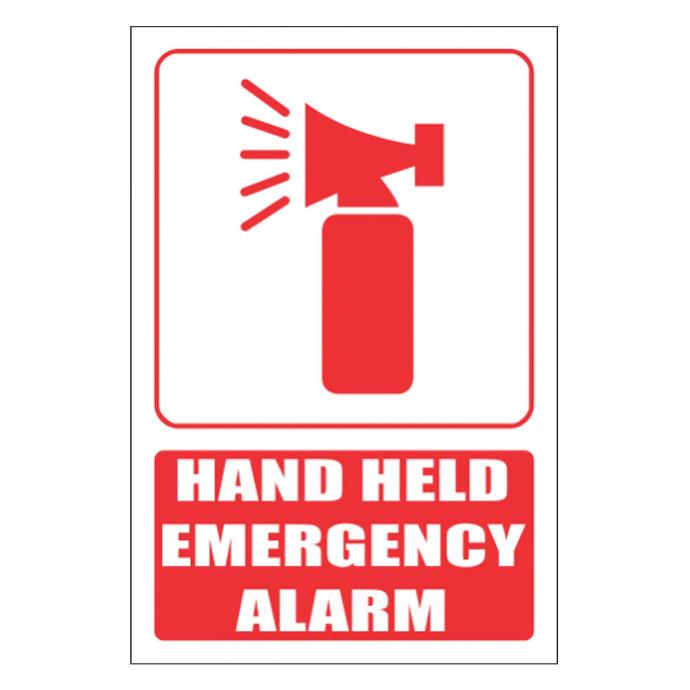 Sign Hand Held Emergency Alarm 190X190