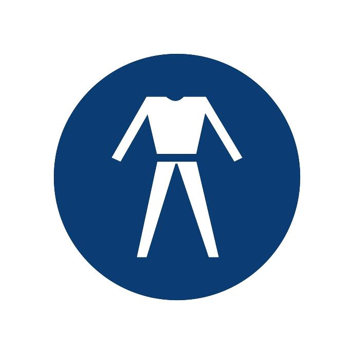 Sign Overalls Shall Be Worn 190X190
