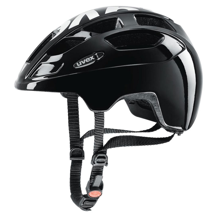 Uvex Black-White Finale Jr. Kids Cycling Helmet