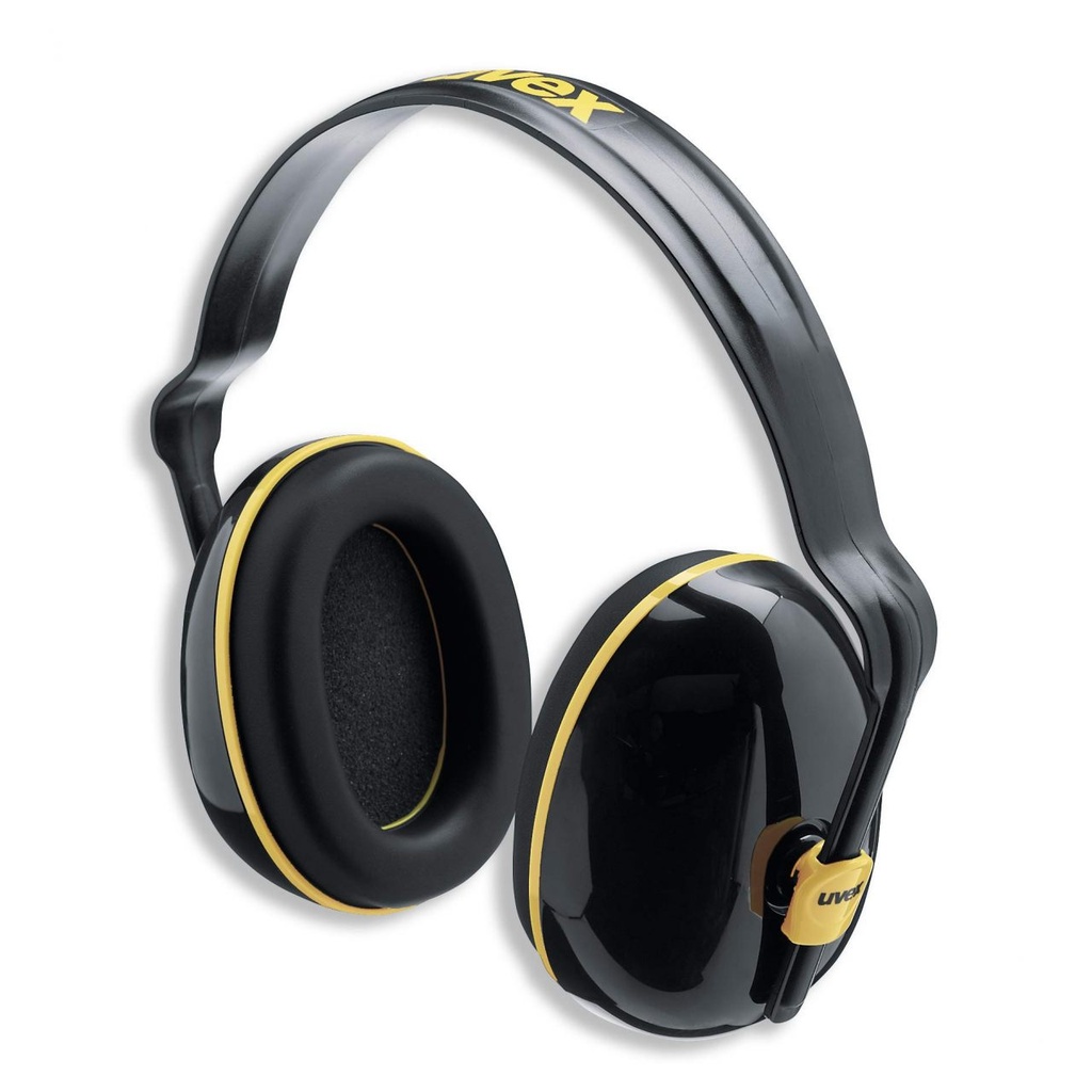 uvex k200 black/yellow earmuff