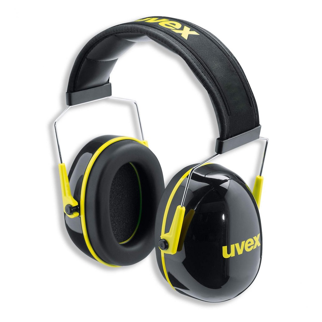 Uvex K2 Earmuff Black/Yellow