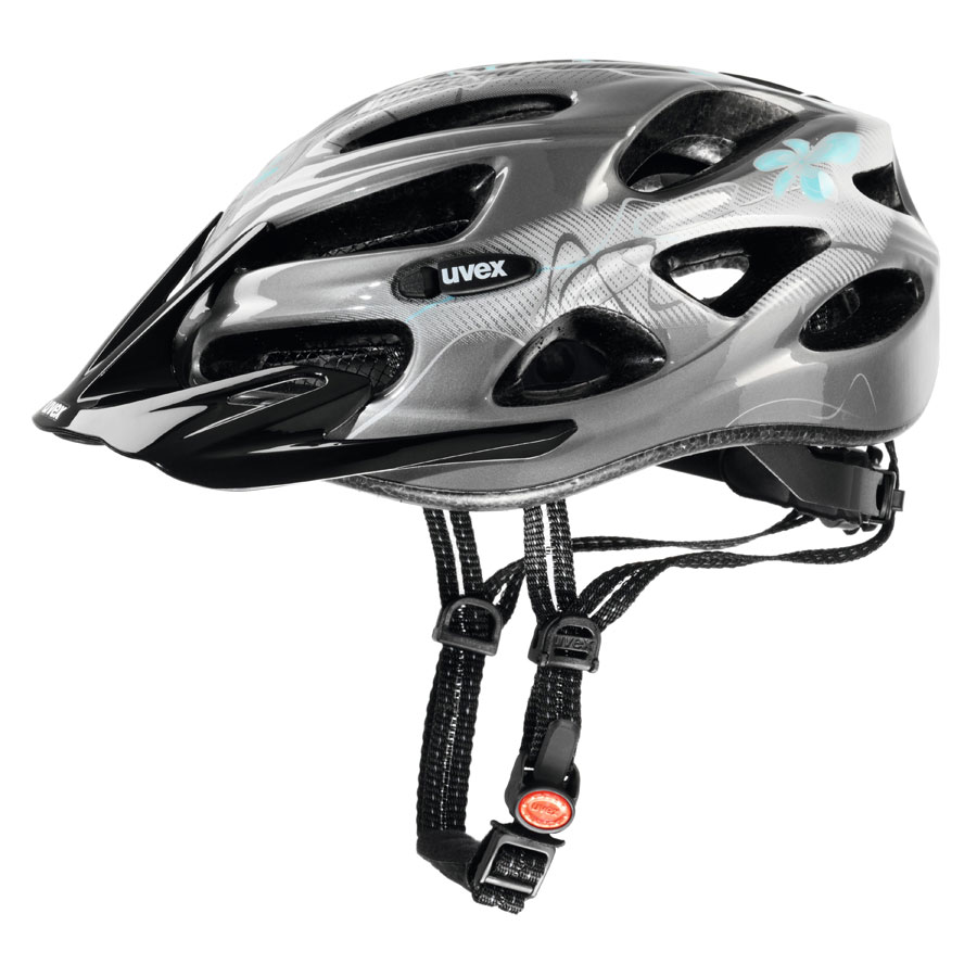 uvex onyx silver/blue helmet 52-57