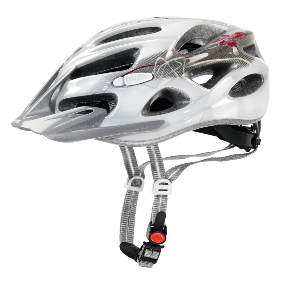 uvex onyx white red helmet 52-57