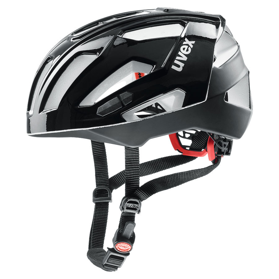 uvex quatro xc black cycling helmet 52-57