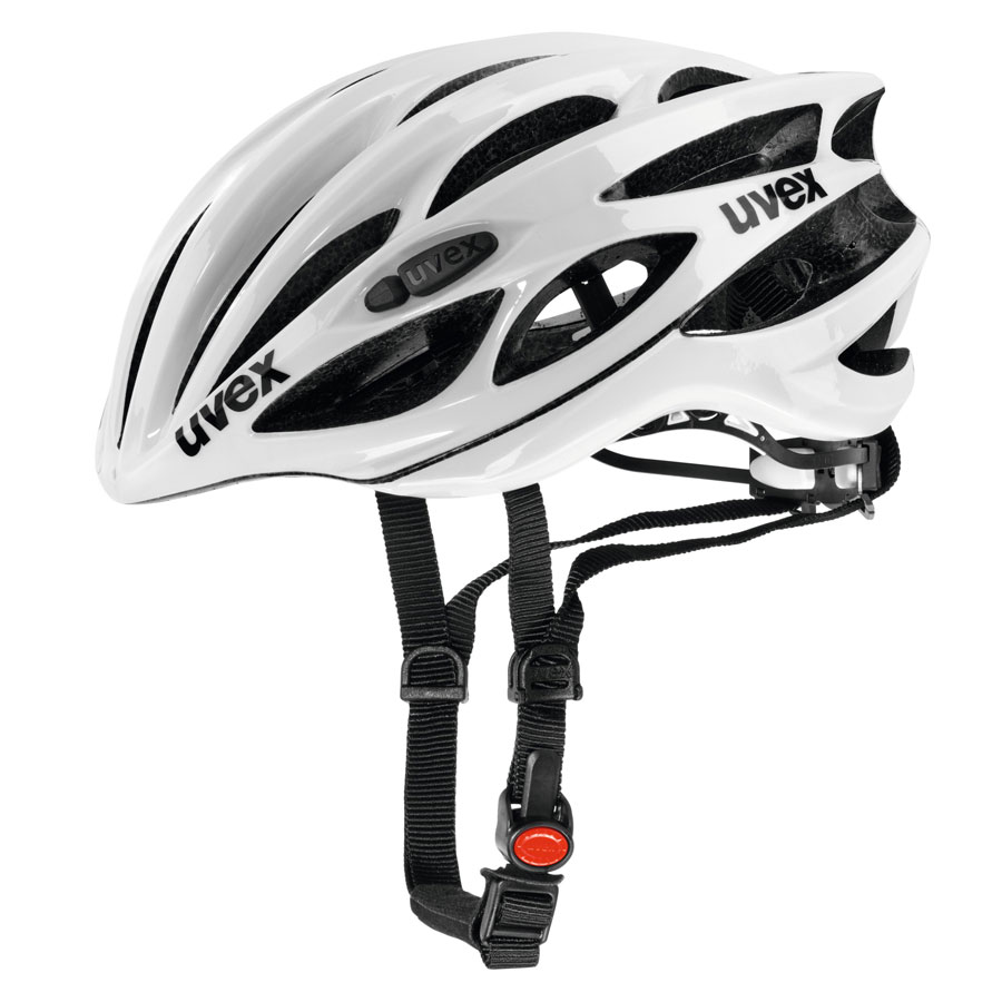 Uvex White Boss Race Helmet 51-55 