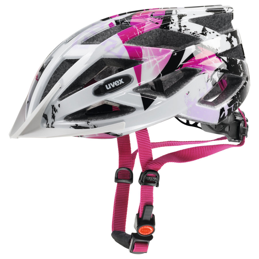 uvex white-pink air wing helmet