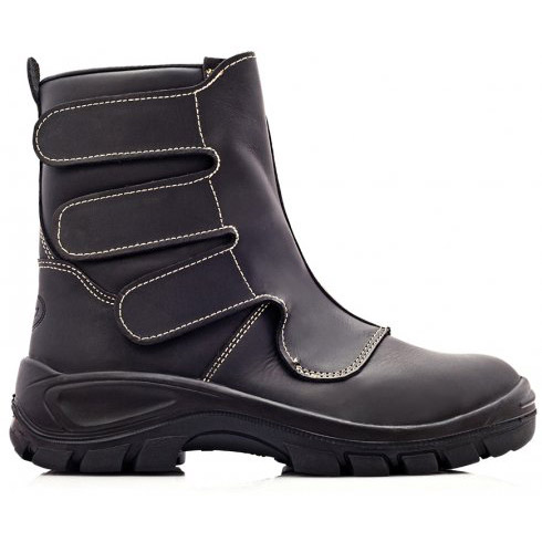Bova Smelters Safety Boot Velcro - Black